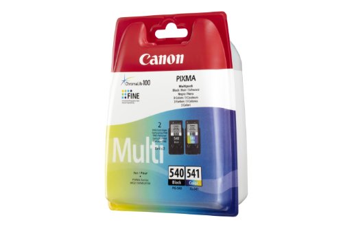 Canon Pack de 2 Cartouches PG 540 / CL 541 : Noir et Couleur (Emballage standard)