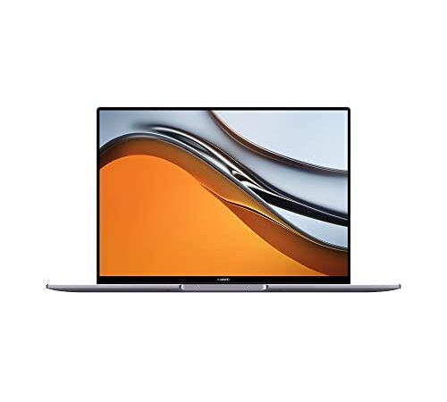 HUAWEI MateBook 16 PC Portable Écran 16'' FullView 2,5K, AMD Ryzen™ 7 5800H, 16Go RAM + 512 Go SSD, Finition céramique sablée de précision, Capteur D'empreinte Digitale, Clavier AZERTY, Gris