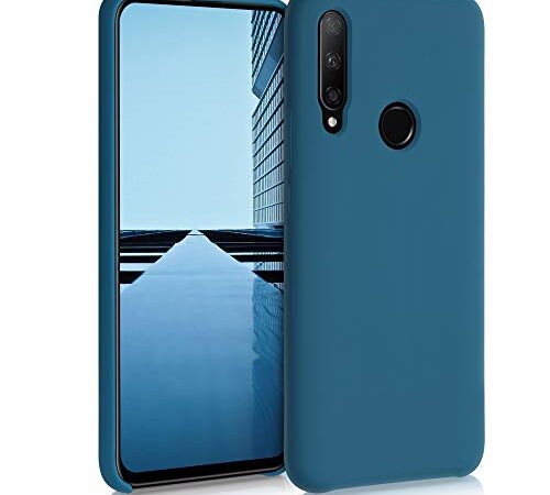 kwmobile Coque Compatible avec Honor 9X (EU-Version) - Housse de téléphone Protection Souple en TPU Silicone - pétrole Mat