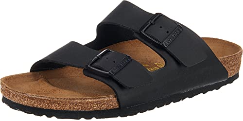 Birkenstock Arizona Birko-Flor - coupe régulière - Mules - Mixte Adulte - Black 051791 - 43 EU