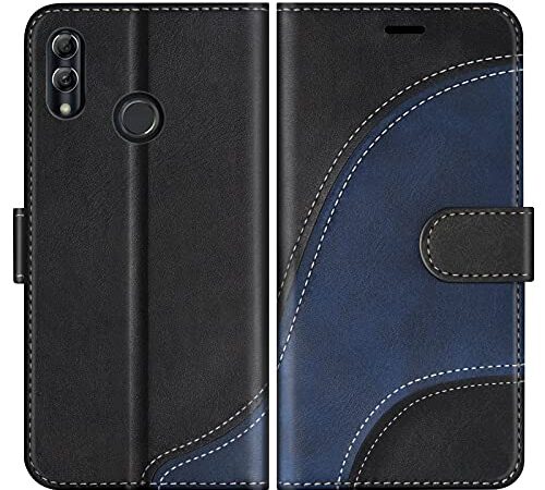 BoxTii Coque pour Huawei P Smart 2019 / Honor 10 Lite, Portefeuille Etui en Cuir PU, Magnétique Protection Housse Coque pour Huawei P Smart 2019 / Honor 10 Lite, Noir