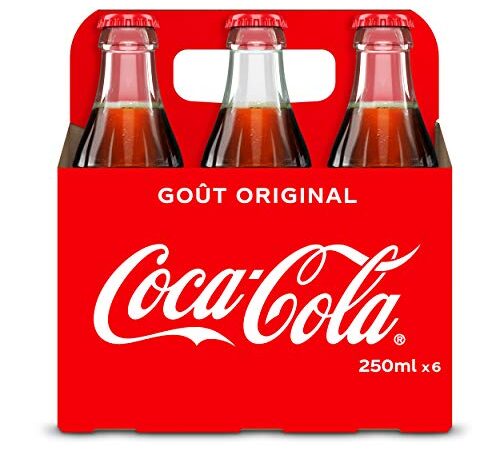 Coca-Cola Bouteille Verre 6x25cl
