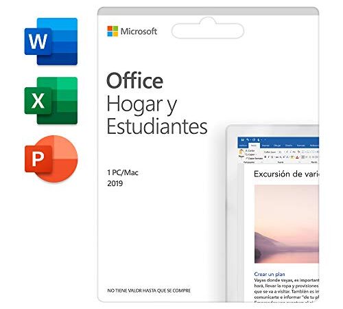 Microsoft MS Office 2019 Home & Student PKC 1LIC (Usage Domestique)