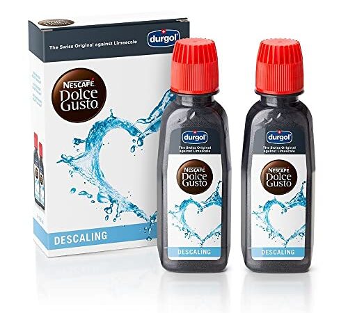 Officielle Nescafé Dolce Gusto kit de détartrage Durgol – 2 bouteilles x 125 ml – Eau détartrant