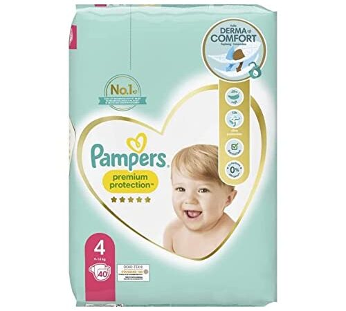 PAMPERS Premium Protection Taille 4 - 40 Couches