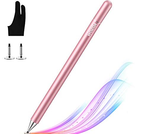Stylet Tablette, WOEOA Stylet Tactile Ecran Universel Stylo Tactile Stylet pour iPad 9eme Generation/iPad Pro/ iPad Air 2, Stylet Tablette pour Samsung/Lenovo/Apple/iPhone/Téléphone/Android