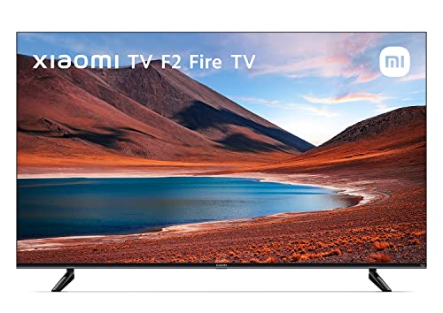 Xiaomi F2 43" Fire TV 108 cm (Smart TV, 4K Ultra HD, HDR10, sans cadre métallique, Prime Video, Netflix, contrôle vocal avec Alexa, HDMI 2.1, Bluetooth, USB, Triple Tuner)