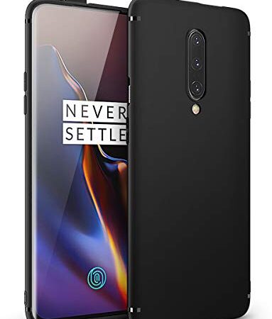 BENNALD Coque Oneplus 7 Pro, Ultra Mince Premium TPU Premium Exact Fit/NO Bulkiness Souple Coque pour Oneplus 7 Pro - Noir