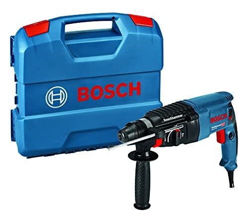 Bosch Professional Perforateur SDS Plus GBH 2-26 (830 W, Force de frappe : 2,7 J, Ø perçage dans béton : 4 - 26 mm, Coffret)