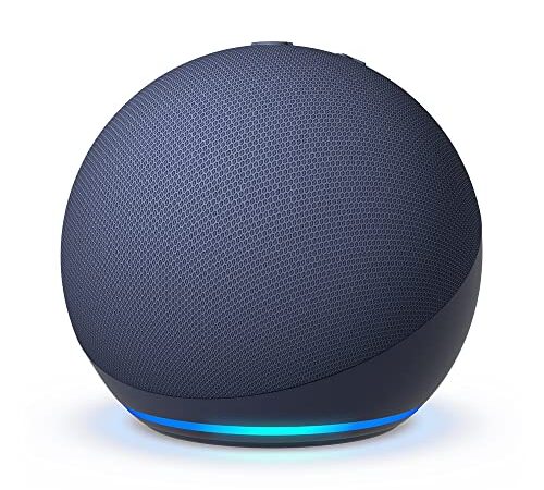 Echo Dot (5e génération, modèle 2022) | Enceinte Bluetooth connectée avec Alexa | Bleu marine