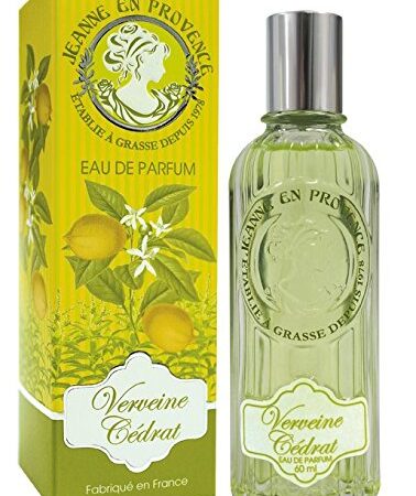 Jeanne en Provence - Parfum Verveine Cédrat - Eau de Parfum - Femme - Fabriqué en France - 60 ml