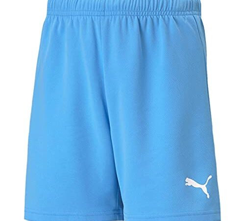 PUMA Teamrise Short Jr - Short - Sport - Mixte bébé - Bleu (Team Light Blue) - (176) 15-16y