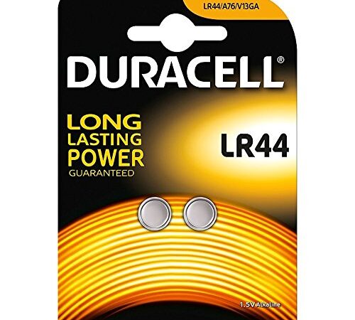 Duracell LR44 Lot de 2 Piles alcalines 1,5 V