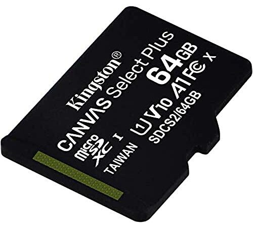 Kingston Canvas Select Plus Carte MIcro SD SDCS2/64GBSP Class 10