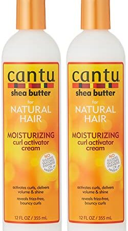 Cantu Natural Hair Curl Activator Cream 12oz (2 Pack) by Cantu