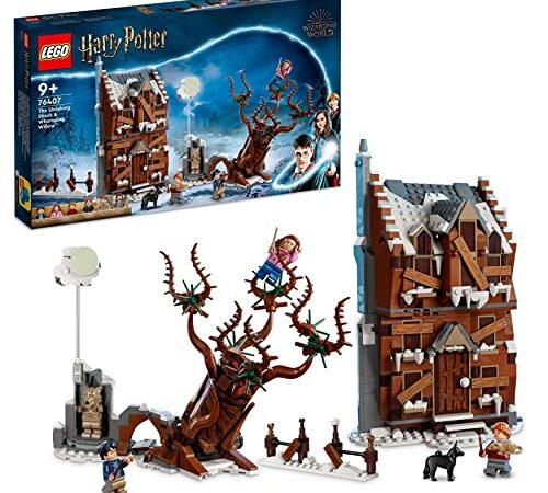 Lego 76407 Harry Potter La Cabane Hurlante et Le Saule Cogneur, Jouet sur Prisonnier d'Azkaban, Set pour Enfants de 9 Ans, Idée Cadeau Anniversaire