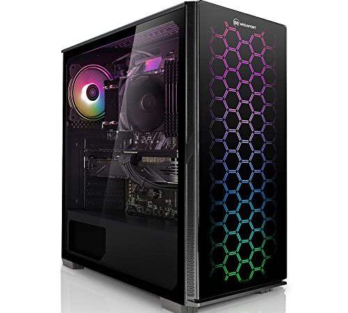 Megaport PC Gamer AMD Ryzen 5 5500 6X 3,60GHz • Nvidia GeForce RTX3060 12Go • 16Go 3200MHz DDR4 • 500Go M.2 SSD • 1To HDD • WiFi • Unité Centrale Ordinateur de Bureau