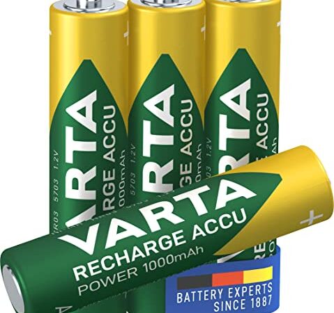 Varta Accu Ready2Use batterie rechargeable AAA Ni-Mh (4-pièce, 1000 mAh)